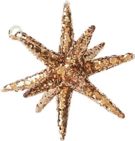 Spike jólakúla gyllt 12cm