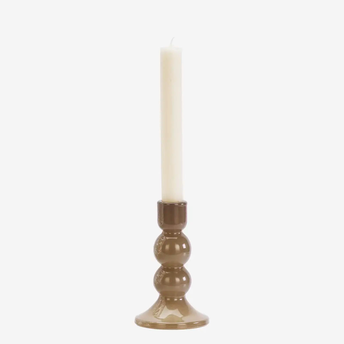 Madam kertastjaki taupe 14,5cm