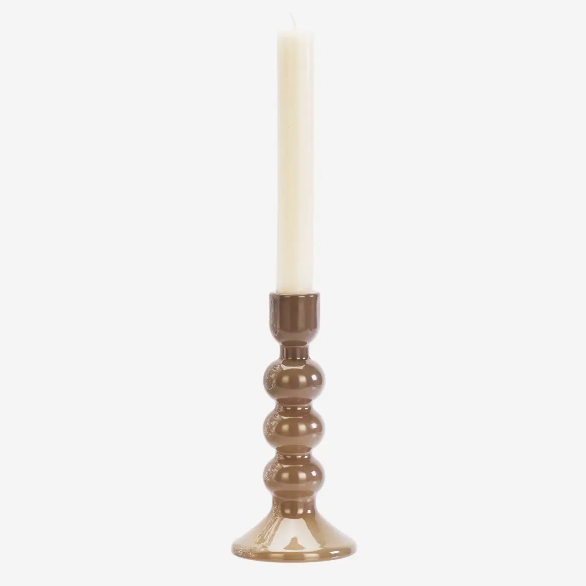 Madam kertastjaki taupe 18cm