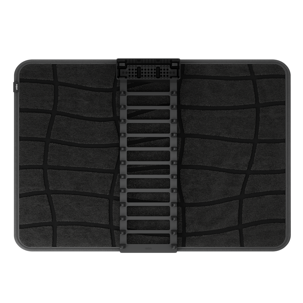 udry drying mat black