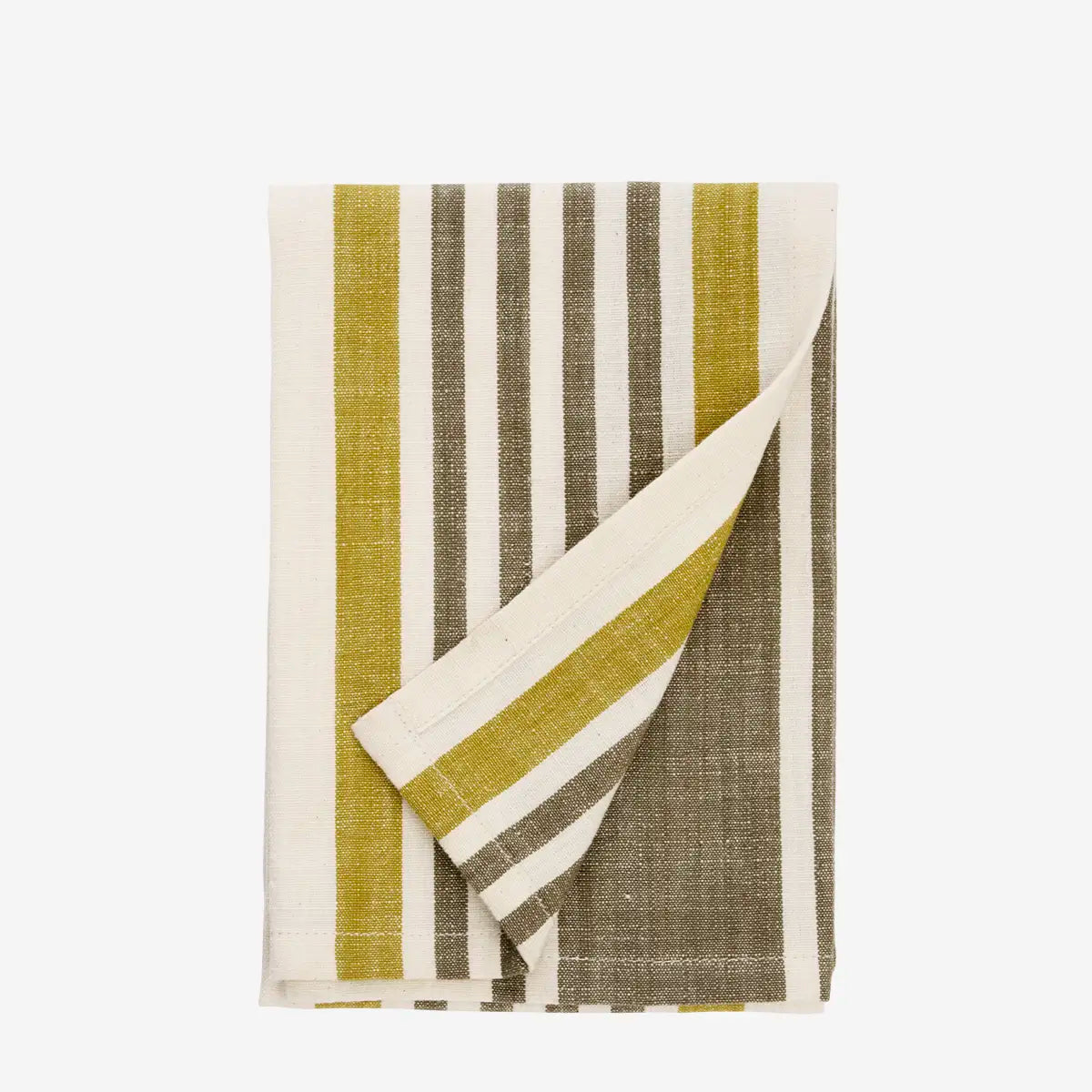 Striped viskastykki khaki