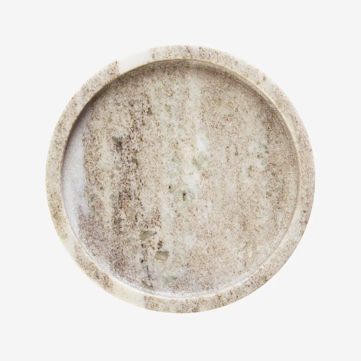 Marble round bakki beige