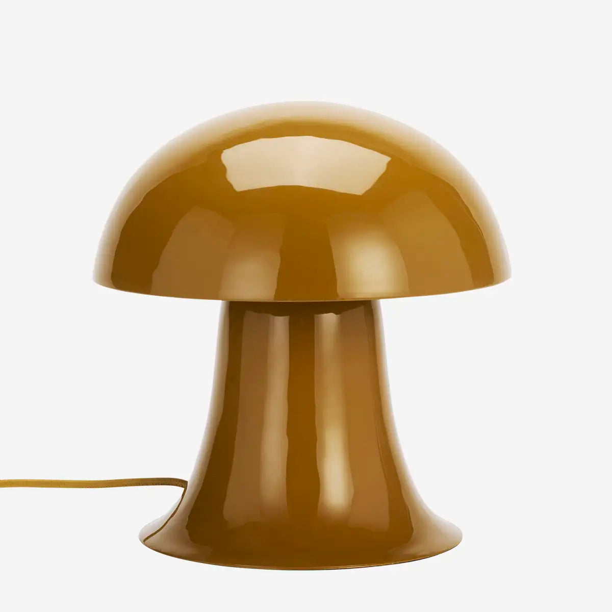 Enamel borðlampi mustard