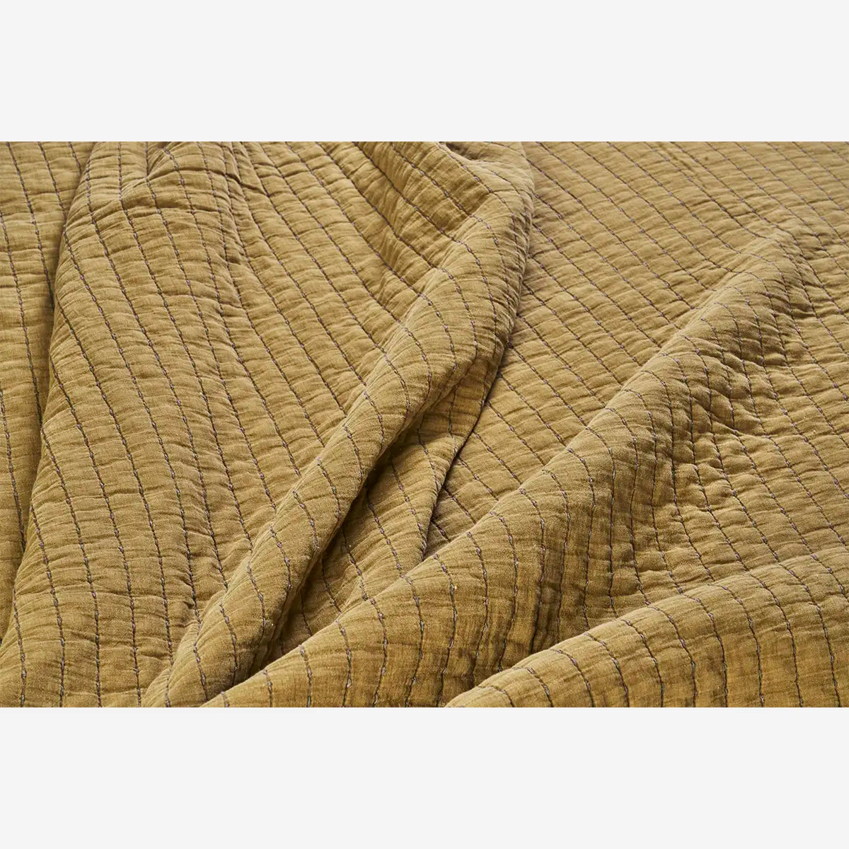 Madam rúmteppi mustard 240x240cm