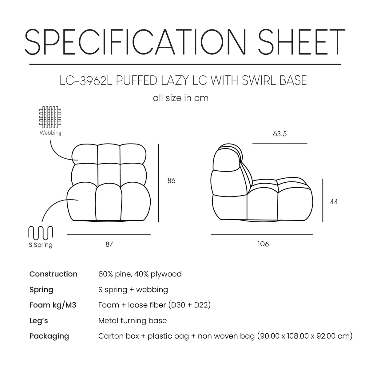 Roba hægindastóll Velore Khaki