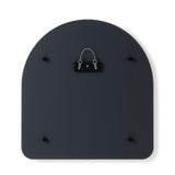 Hubba arched spegill titanium 87x92cm