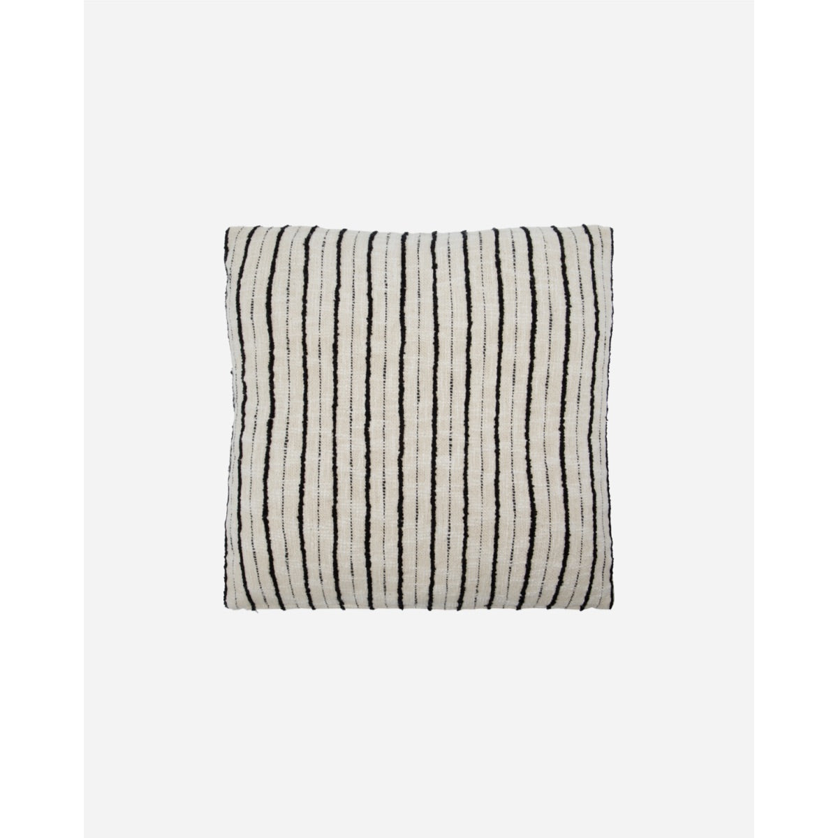 Lines púði hvítur/svörtu röndum 50cm