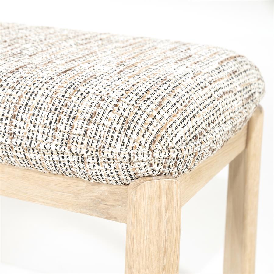 Lottie bekkur taupe Nori