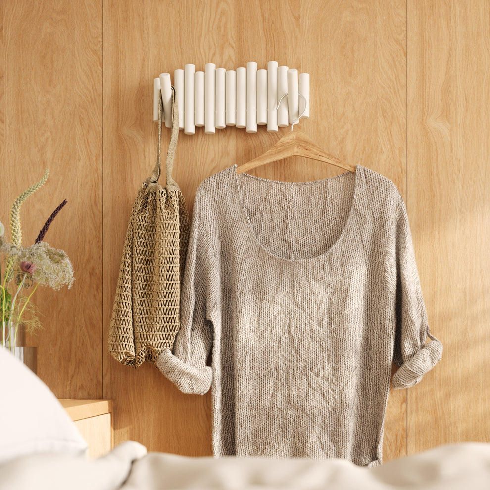 Picket rail hook white