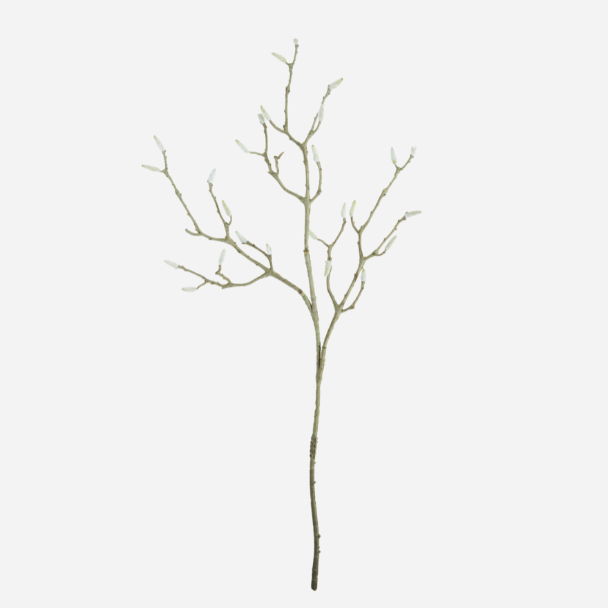 Magnolia hvít blóm 95cm