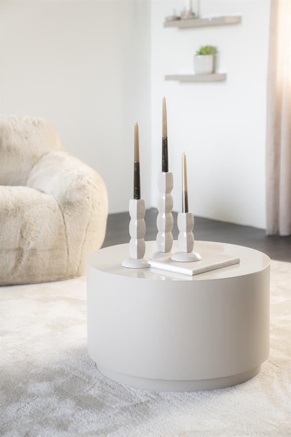 Mesita sófaborð taupe