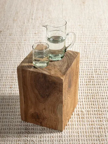Rio hliðarborð teak 38x25x25 cm