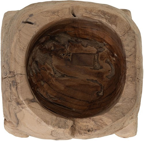 Anitques skál 15cm teak