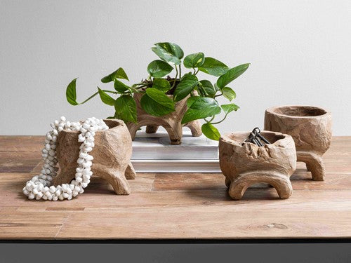 Anitques skál 15cm teak