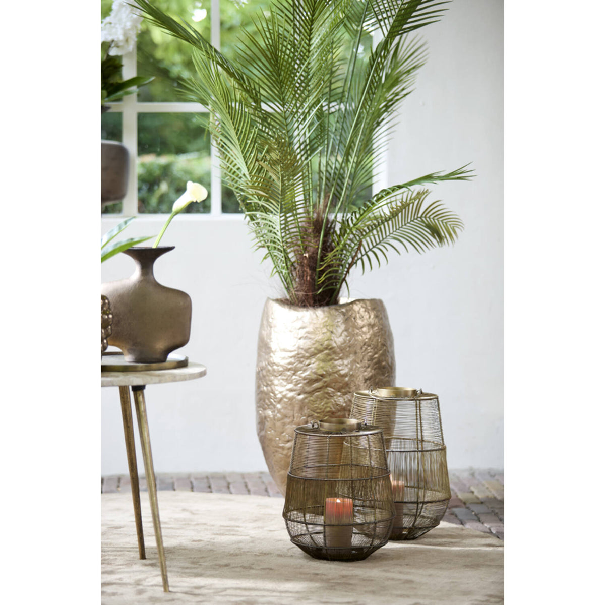 Motijo kertalugt bronze Ø27x33 cm