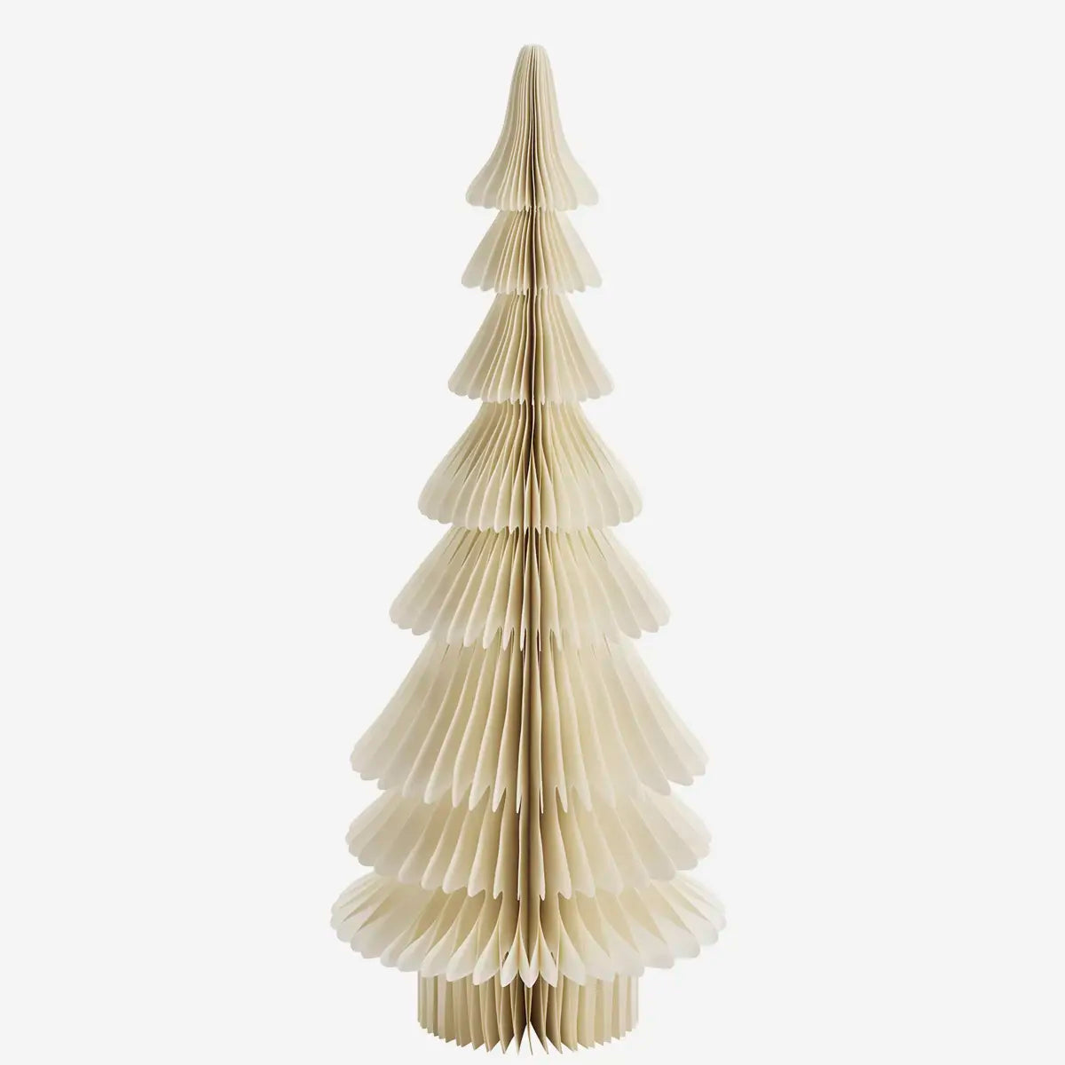 Jólatré pappír off white 93cm