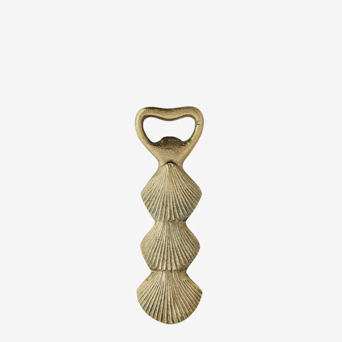 Shell flöskuopnari brass