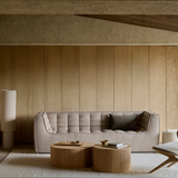 N701 2 sæta m örmum beige