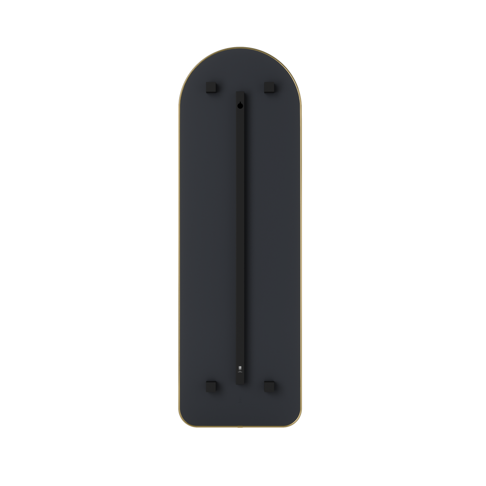 Hubba arched spegill brass 158cm