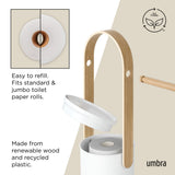 Bellwood klósettrúllustandur wht/nat