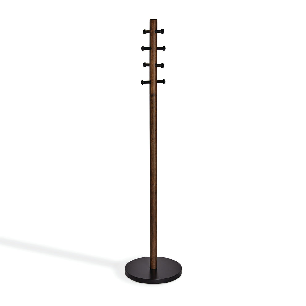 PILLAR COAT RACK BLK/WAL