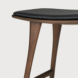 Osso eyjustóll m leðursessu teak brown