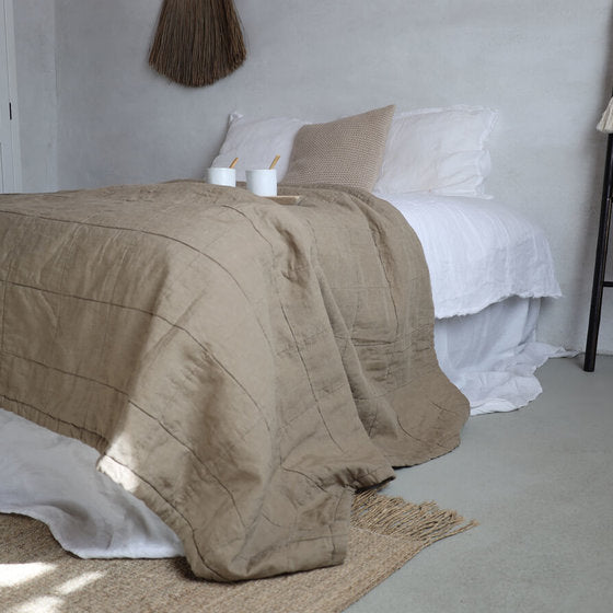 Nice rúmteppi oak 240x250cm