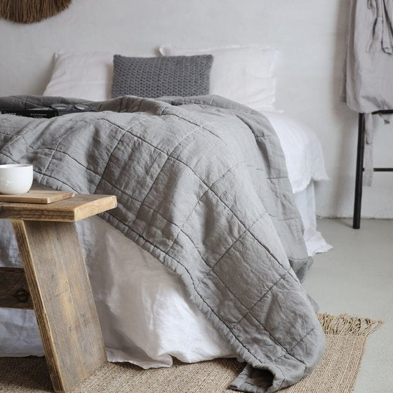 Nice rúmteppi mud 240x250cm