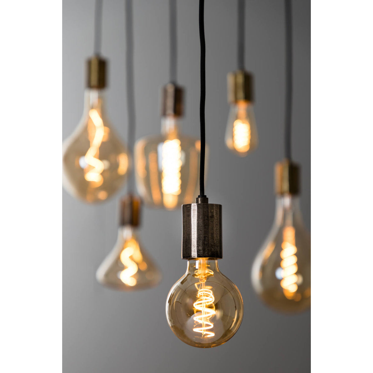 Ljósapera 9,5x14cm 4W amber E27