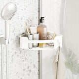 FLEX ADHESIVE CORNER BIN WHITE