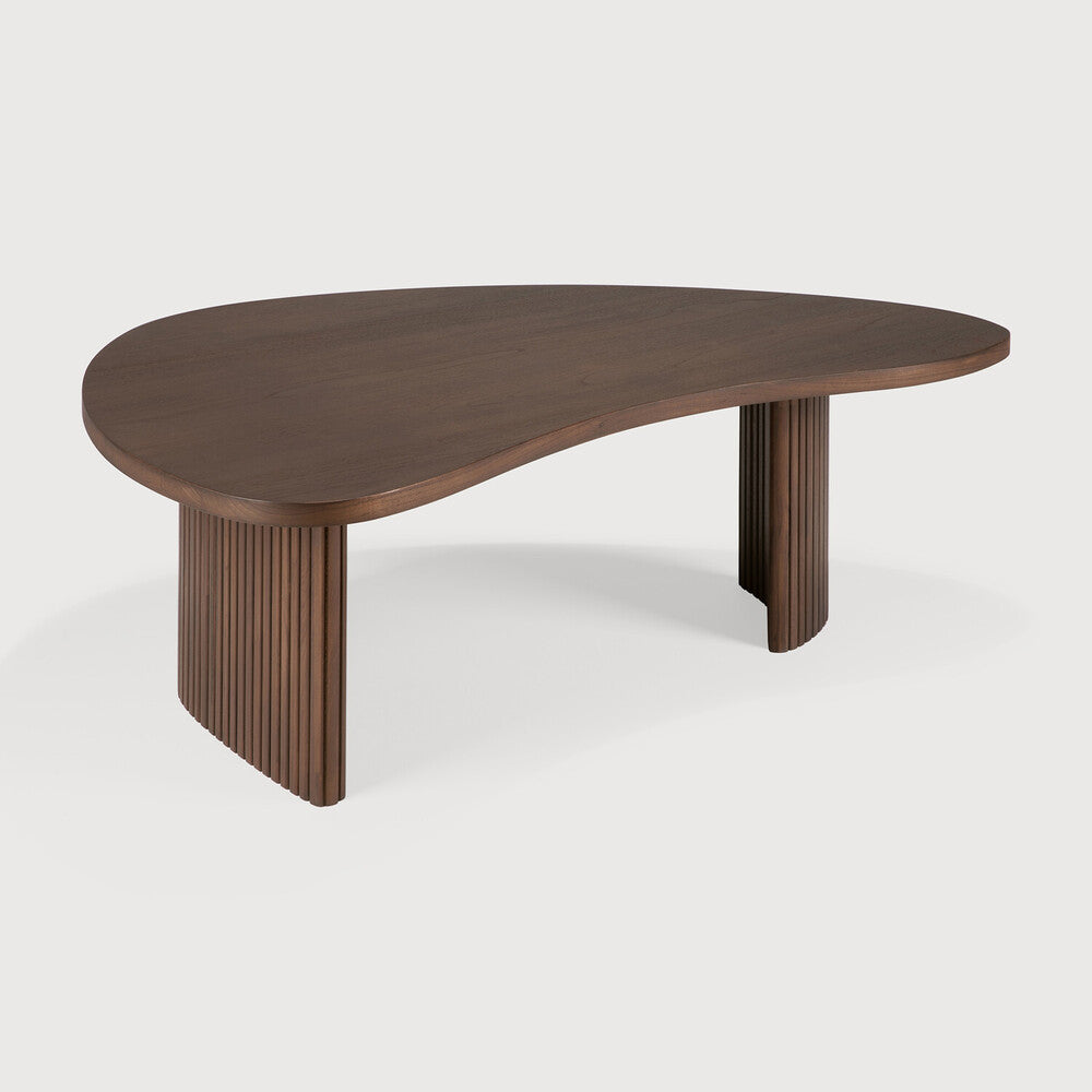 Boomerang sófaborð minna teak brown