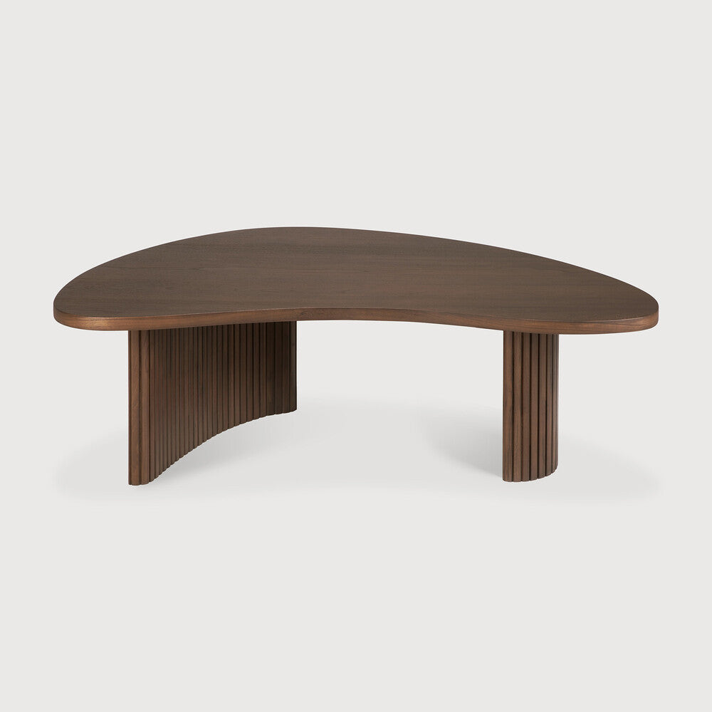 Boomerang sófaborð minna teak brown