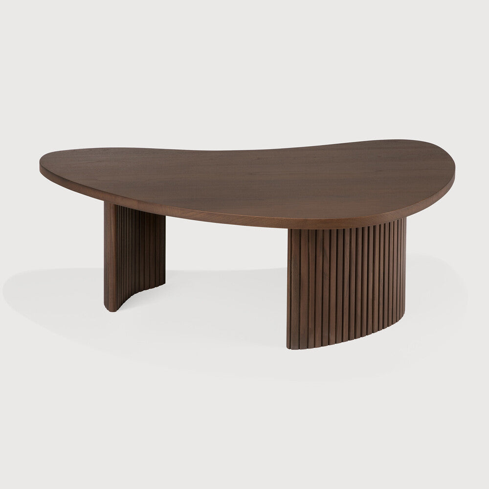 Boomerang sófaborð minna teak brown