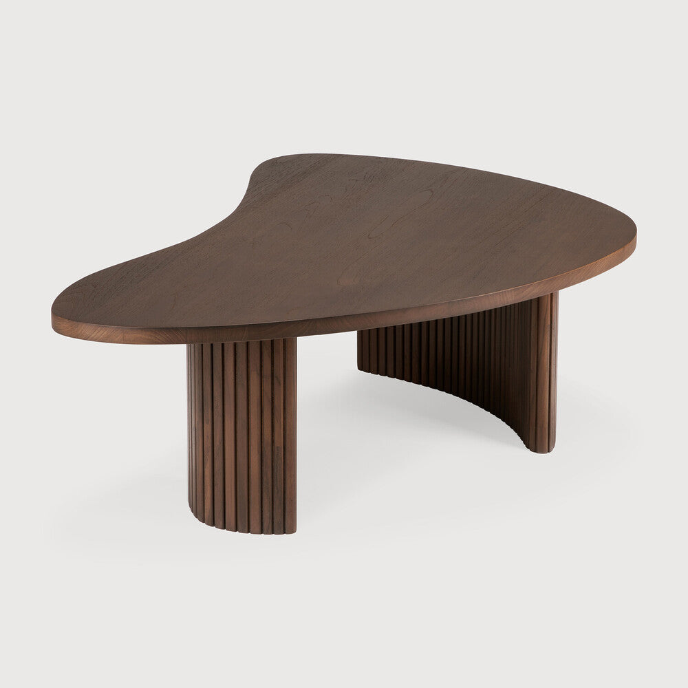 Boomerang sófaborð minna teak brown