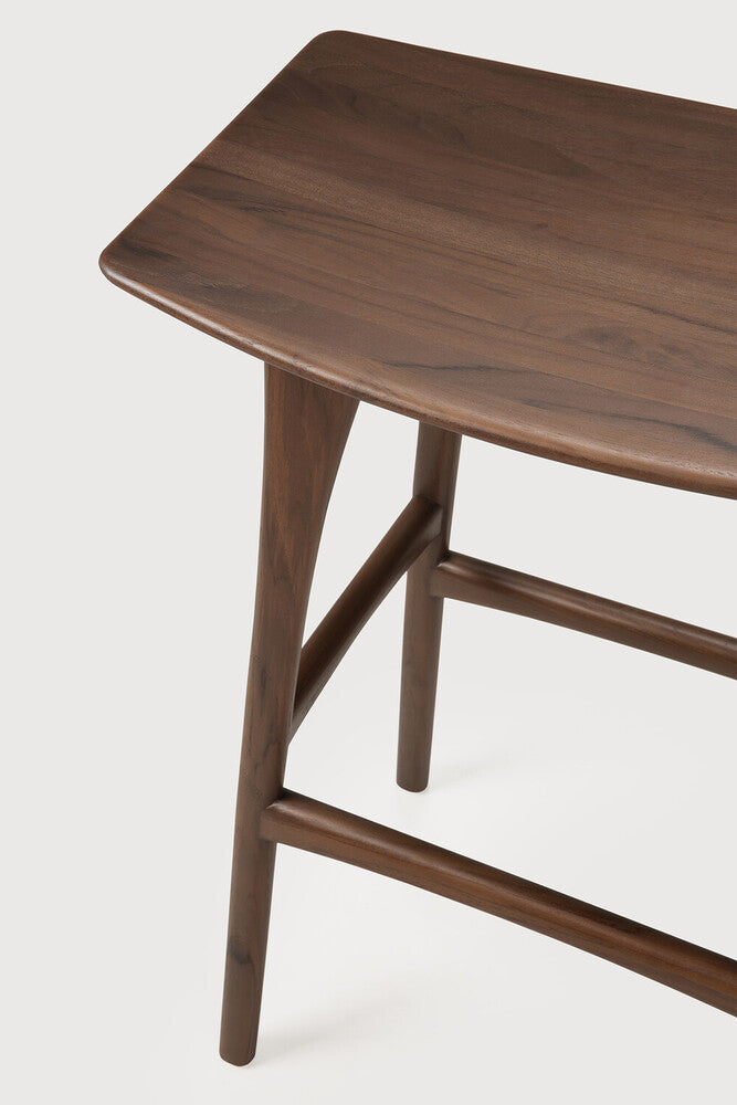Osso bar stool teak brown