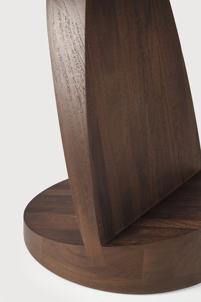 Oblic hliðarborð teak brown