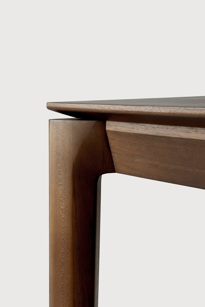 Teak bok brown bekkur 126cm
