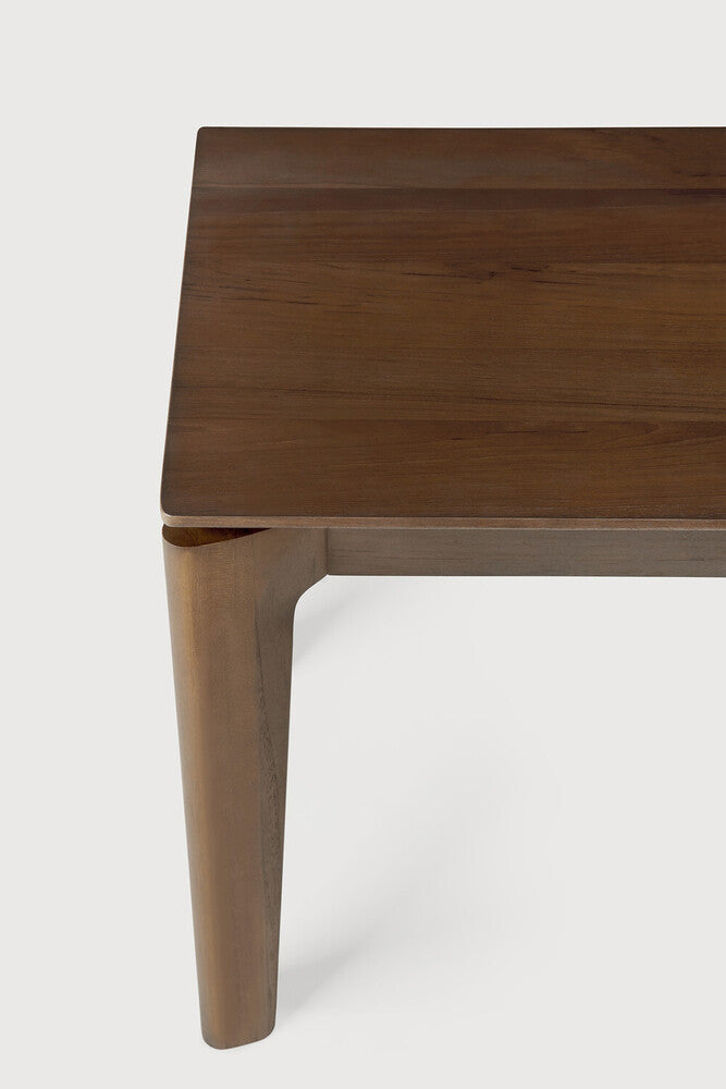 Teak bok brown bekkur 126cm