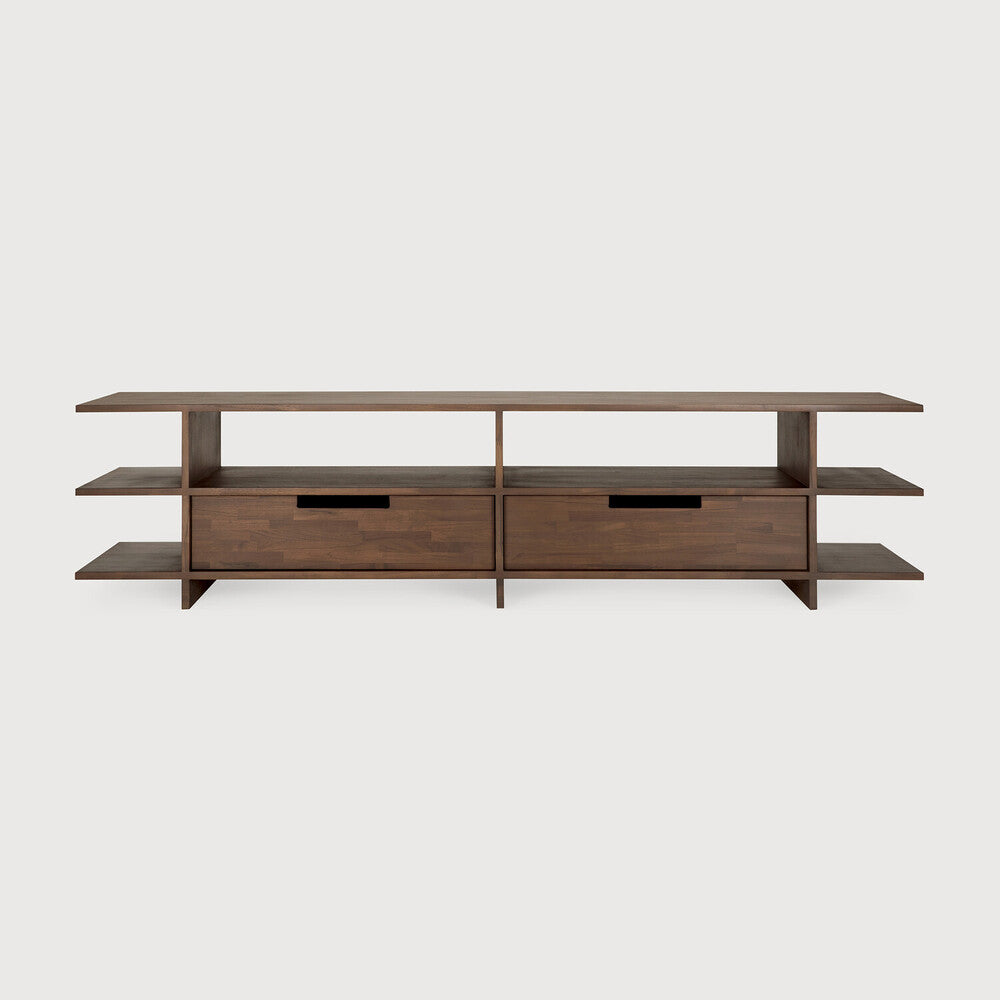 Kabuki sjónvarpsskenkur Teak Brown