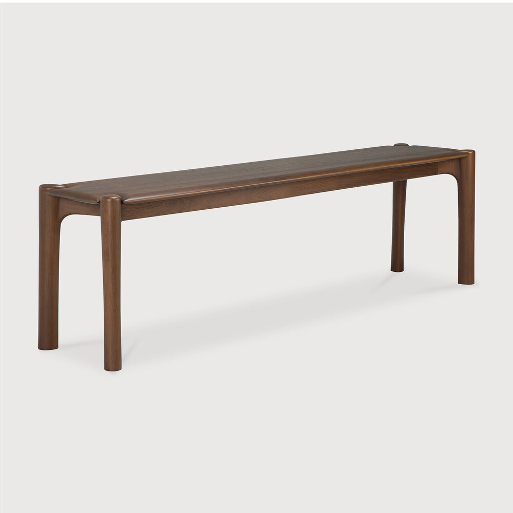 Pi bekkur teak brown 166cm