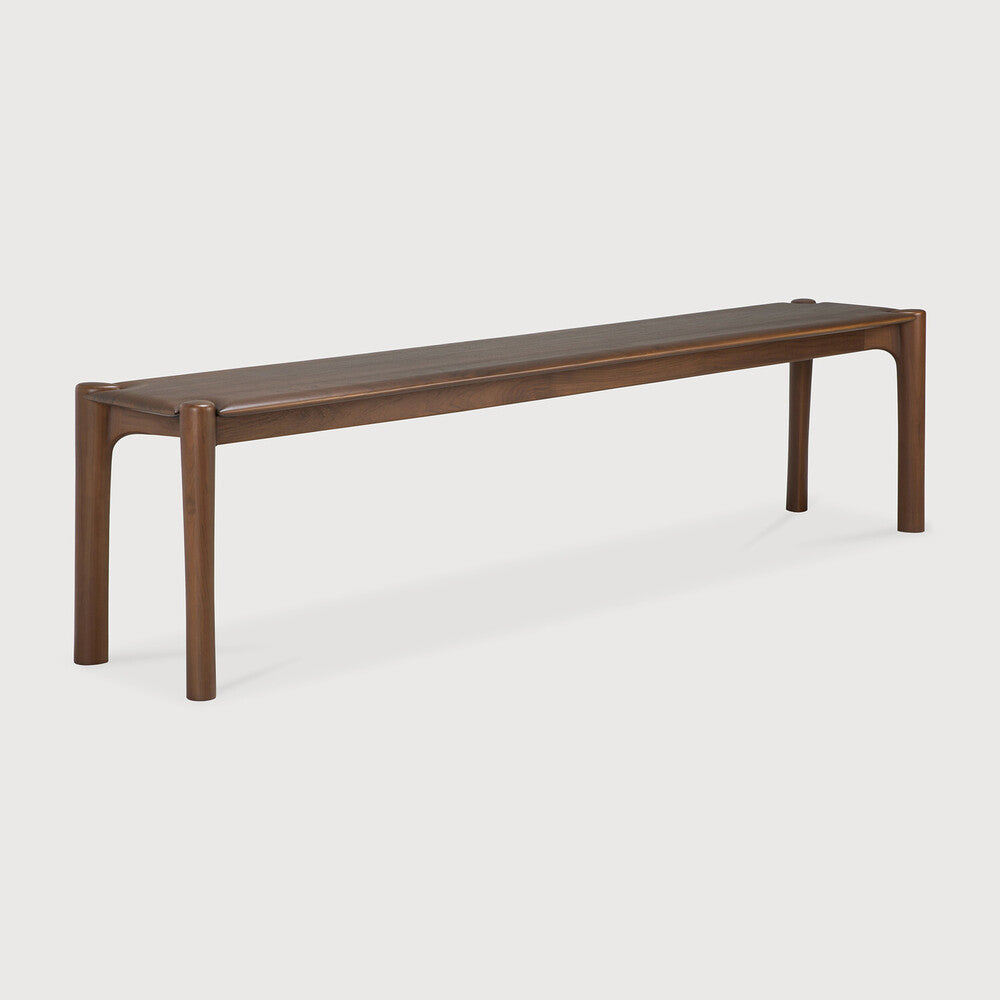 Pi bekkur teak brown 186cm