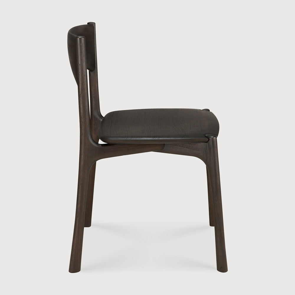 Pi borðstofustóll dark brown