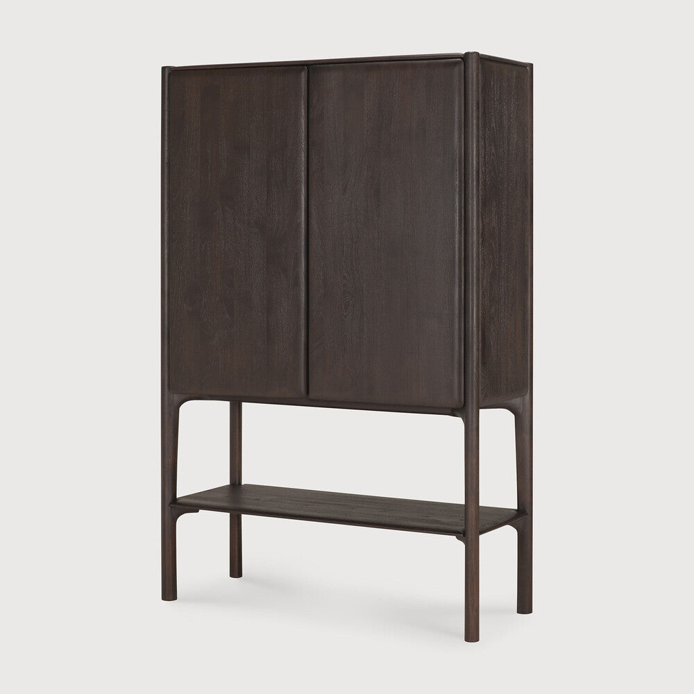 Pi skápur Teak dark brown
