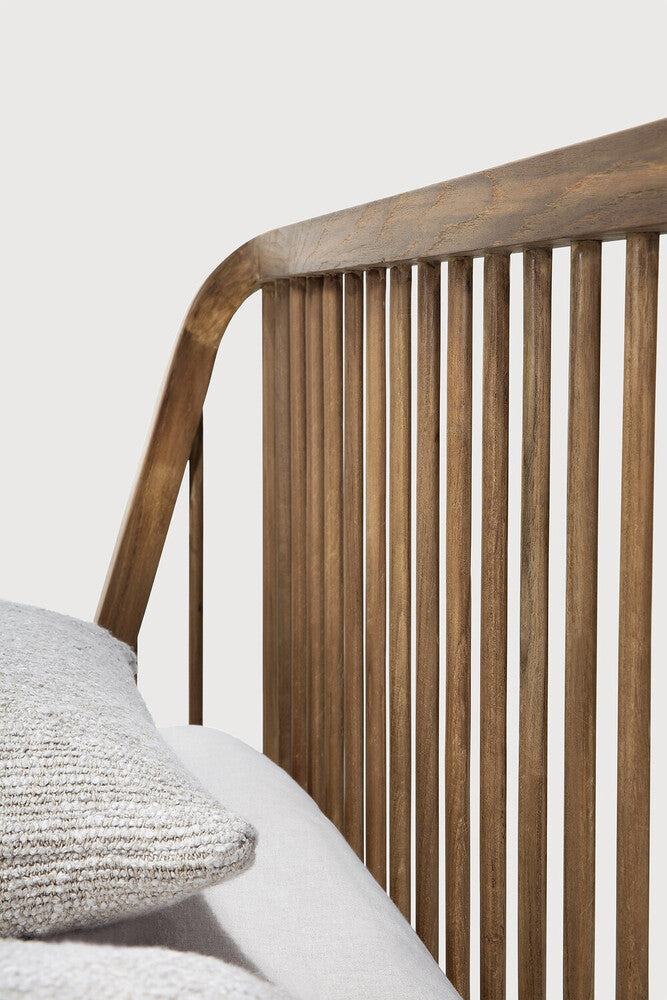 Spindle rúm teak 180cm