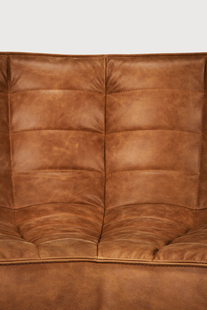N701 sofa - round corner - old saddle