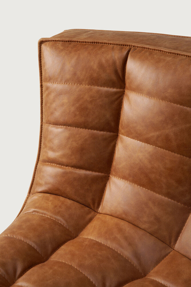 N701 sofa - round corner - old saddle