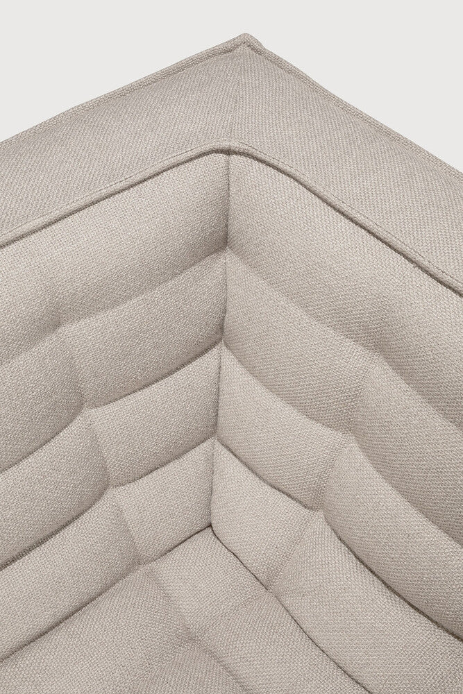 N701 2 sæta m örmum beige