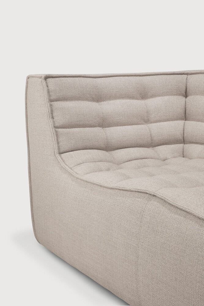 N701 2 sæta m örmum beige