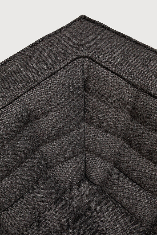 N701 3 sæta m örmum dark grey