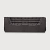 N701 2 sæta m örmum dark grey